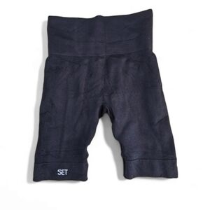 SET Active Black  Biker Shorts